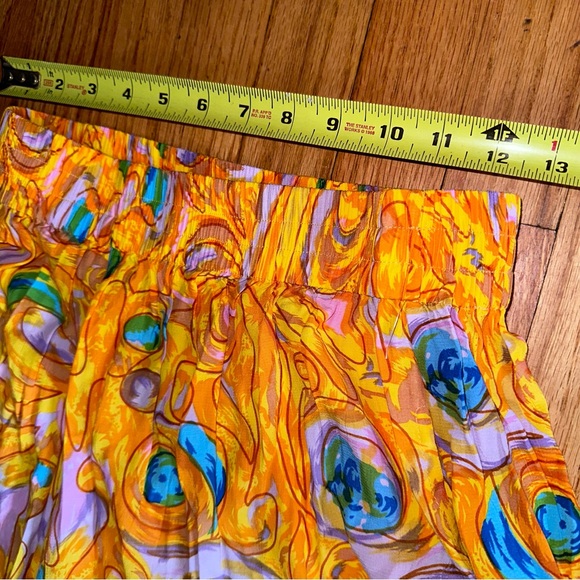 New with tags S/W/F Smocked Wide-Leg Pants - Picture 6 of 8